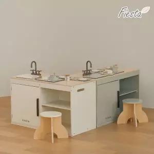 [보리보리/피에스타]피에스타 우드 주방놀이 아일랜드 2종