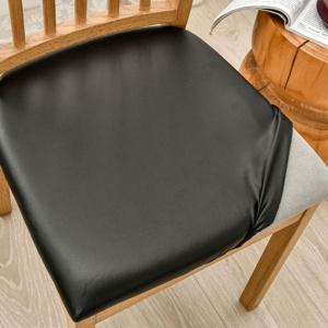 의자커버 리폼 가죽 천갈이 식탁의자 덮개 교체용 커버 시트 1개입