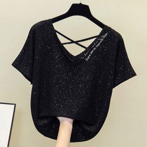 빅사이즈 라인댄스복 반팔티 블랙 댄스복 상의 연습복 줌바 반팔 티셔츠