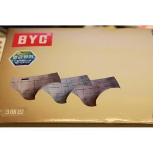 [비와이씨] 갱수네 BYC 9장 묶음 복불복 남맥시삼각   95 100 105 110 115 120    삼각 빤쭈 팬티 