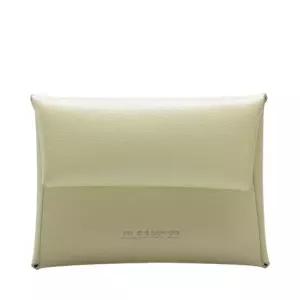 [명품]  파스텔그린 카프스킨 로고 폴디드 미니 여성 코인퍼스 지갑 J26UI0004.