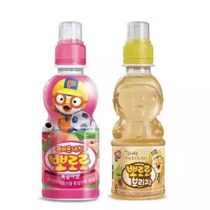 [셀러허브]뽀로로 음료수 복숭아맛12개 보리차12개 235ml 24개 (S41039269)