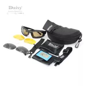 방풍선글라스 방풍안경 싸이클고글 자전거고글 Daisy X7 Tactical Eye Protection Glasses