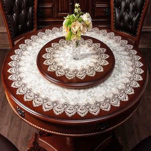 원형 레이스 식탁보 침대보 고큰솔 소품 시리즈1 캠핑 손뜨개 크리스마스 묵화 테이블보