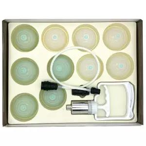 [종로의료기]신한의료기 국내생산 의료기기허가 원스틱 실리콘 부항 플러스 고급형 10개입 흡입기포함