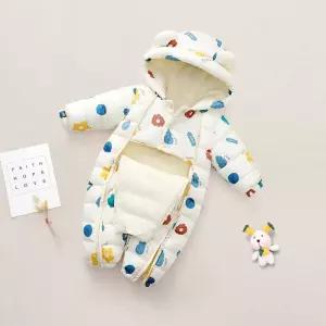 방한 우주복 패딩 외출 아기 방수 비디 점프슈트