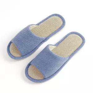 (255-260mm) 쿠션 실내화/푹신한/슬리퍼/여성/실내/퀼트/실내용/면실내화/여자/여름/내빈용/남성/천실내화