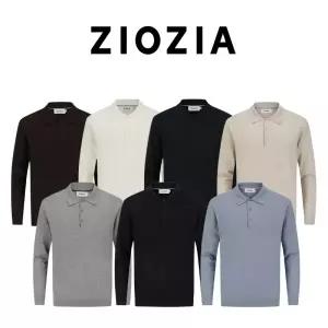 [롯데백화점]리얼지오지아 [7컬러] 모달 메리노울 카라니트 ADF4ET1901.HH