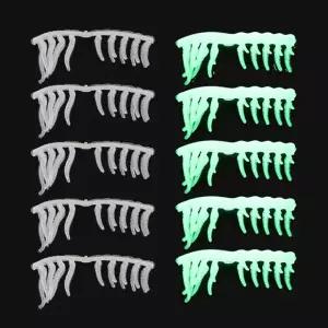 리얼 실리콘 축광 새우 다리 에기 튜닝 채비 10개입 야광 새우발 에기발