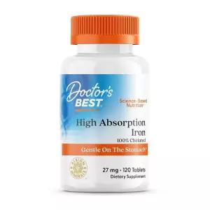 닥터스베스트 고흡수 아연 페로첼 27mg 태블릿 120정