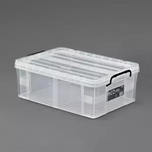 코멕스 네오박스 600 (60L) 투명 수납박스 팬트리 정리함 수납함 1개입