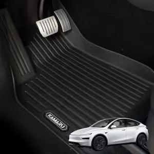 [차덕후]카마루 자동차 테슬라 모델Y 주니퍼 전용 TPE 실내매트 1+2열