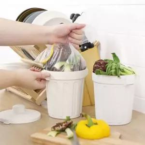 싱글라이프 냉동보관 밀폐형 미니 음식물 쓰레기통 1L 쓰레기 밀폐 위생