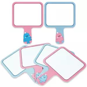 양면 손잡이 미니보드(4입) 화이트보드 퀴즈게임 정답판 메모 학습 교육용