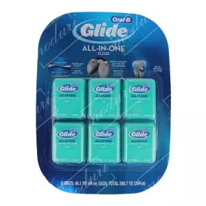 오랄비 글라이드 민트치실 6개입 구강관리 청소