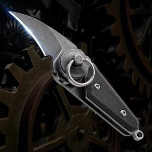 미니 윙 드래곤 과일 칼 휴대용 키 체인 접는 야외 절단 도구 캠핑 쇠고기와 양고기 손잡이 고기 식사