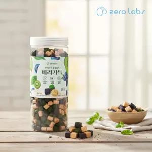 제로랩스 웰니스 베리가득 져키 키위+블루베리+요거트 1000g 강아지간식 비타민 항산화 유산균