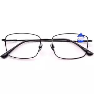 옵티젠 블루라이트 차단 노안 안경 멋진목걸이형티타늄 합금 프레임얇은 검은색 테UV 클래식한 인상의 시니