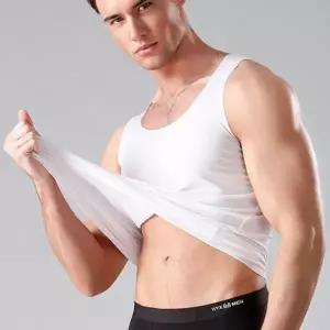 남성 햄 라인 민소매 쿨링 스포츠 기능성 남자 쿨맥스 러닝 흡습 속건 셔츠 헬스