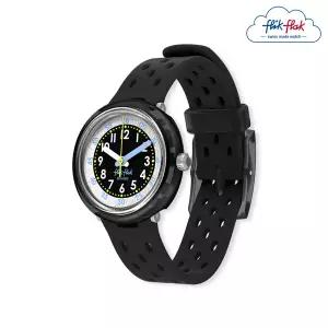 [본사] 플릭플락 유아용 시계 FIZZ IN BLACK FCNP001