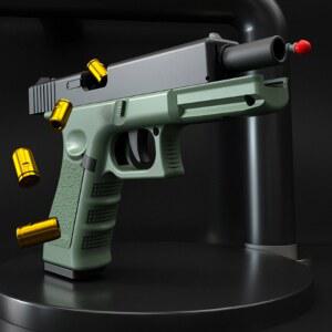 전동너프건 자동 글록 소프트건 스펀지 탄피배출