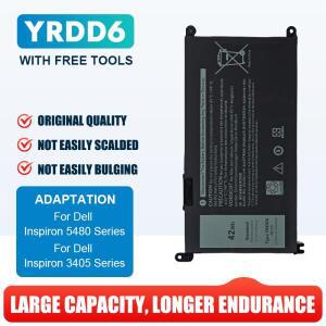 Dell Latitude 3400 P120G P111G P90F Inspiron 5490 시리즈 11.4V 42WH 배터리 용 YRDD6 3680MAH 노트북