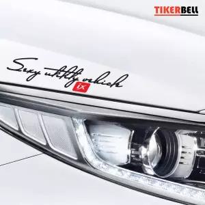 티커벨 투싼ix 뉴 필기체 슬로건 로고 데칼스티커 TKSLN_03 /차량용스티커 /슬로건스티커 / 뉴 필기체 스티커