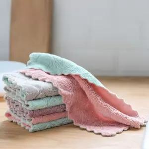 소프트 극세사 요술 행주 수저닦는 수건 헹주 중형 10P 그릇 마른 물기 물먹는 매직 만능 제거 타올 다회용