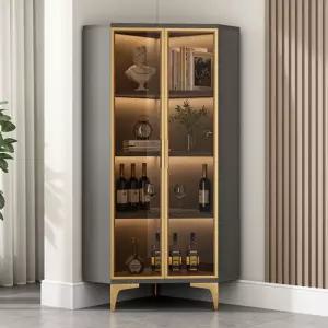 양주장식장 거실 코너 틈새 위스키 와인 양주진열장 양주