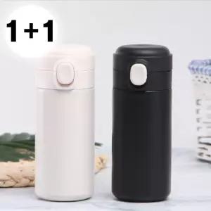 [2개세트] 원터치 스텐 텀블러 320ml 420ml 보온병 보냉병 (2color)