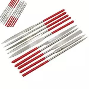 나타 금속가공줄 연마야스리 절삭공구 다이아사포수공 10종 야스리 금속용