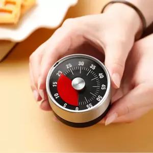 클래식 모던 수동 주방 요리 태엽 쿠킹 타이머 베이직 심플 배터리 필요없는 수동 시계