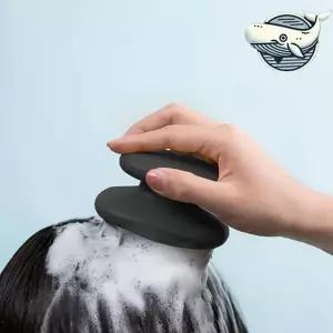 샴푸 브러쉬 실리콘 샴푸용 스케일링 두피 마사지 브러쉬 헤어 관리