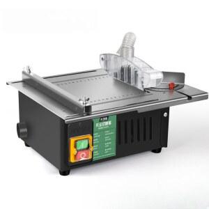 전기톱 테이블쏘 목공 소형 8인치 나무 다이 슬라이딩쏘 푸시 재단 원형톱 작업대 정밀