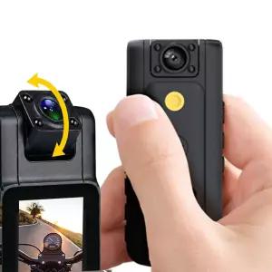 야간 적외선 모션감지 초소형 바디캠 미니 액션캠 자전거 오토바이 웨어러블 카메라