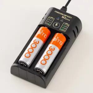 플라이토 메가 C타입 18650 배터리 충전기 2구