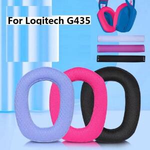 로지텍 G435 게이밍 헤드폰 교체용 이어 패드 헤드밴드 테이프 커버 귀마개 베개