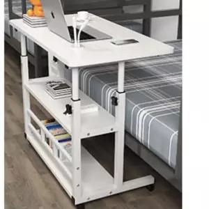 사이드 테이블 보조 책상 작업대 바퀴 이동 넓은 상판 면적 침대 소파