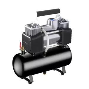 미니 컴프레셔 저소음 가정용 공기압축기 콤푸레샤 차량용12V2.5L타이어팽창전용