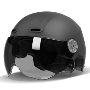오토바이 반모 헬멧 스쿠터 카본 남성 헬맷 유광 TT503 유광블랙 스프림 시원한