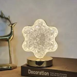 무선 침실 무드등 인테리어 터치 충전식 크리스탈 무드등 휴대용 스탠드 협탁 거실