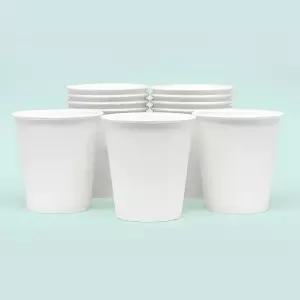 WL 6.5온스 종이컵 2000개 무지형 대용량 6.5온스컵 무지종이컵 종이컵2000개 혼합펄프