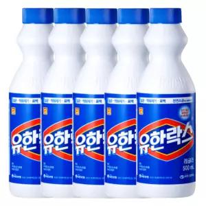 유한크로락스 유한락스 레귤러 500ml 5개