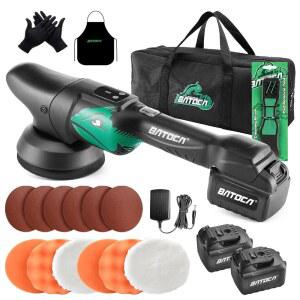 BATOCA S2 폴리셔 무선 보관 125mm 청소용 배터리 자동차 21V 및 충전식 가방 설명서 패드 어