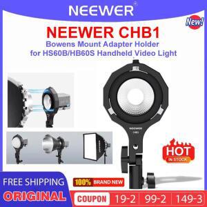NEEWER CHB1 Bowens 마운트 어댑터 홀더 HS60B/HS60C 핸드헬드 비디오 라이트용 링에 미니