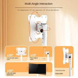 휴대폰 TV 스탠드-360 ° 10-42인치 OLED/LED 스크린호환  회전식 바닥 거치대 세로/가로 전환 88lbs VESA
