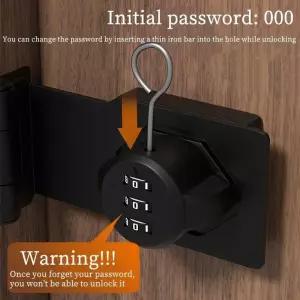 슬라이딩도어잠금장치 미닫이문 걸쇠 가정용 수납장 비밀번호 잠금장치 식 소형 화장실 문용 도어 슬라이드