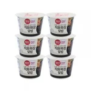 CJ 컵밥 컵반 직화짜장덮밥 281g x 6개 외 20종