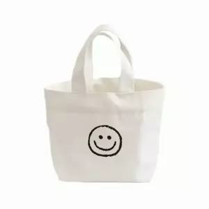 가방 무지 에코백 장바구니 미니 캔버스 에코 스마일 데일리 나들이 백 소형 나들이가방