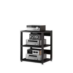 원목 오디오랙 수납장 3단 티비 콘솔 선반 랙 이층 오디오장 앰프 다이 장식장 거치대
